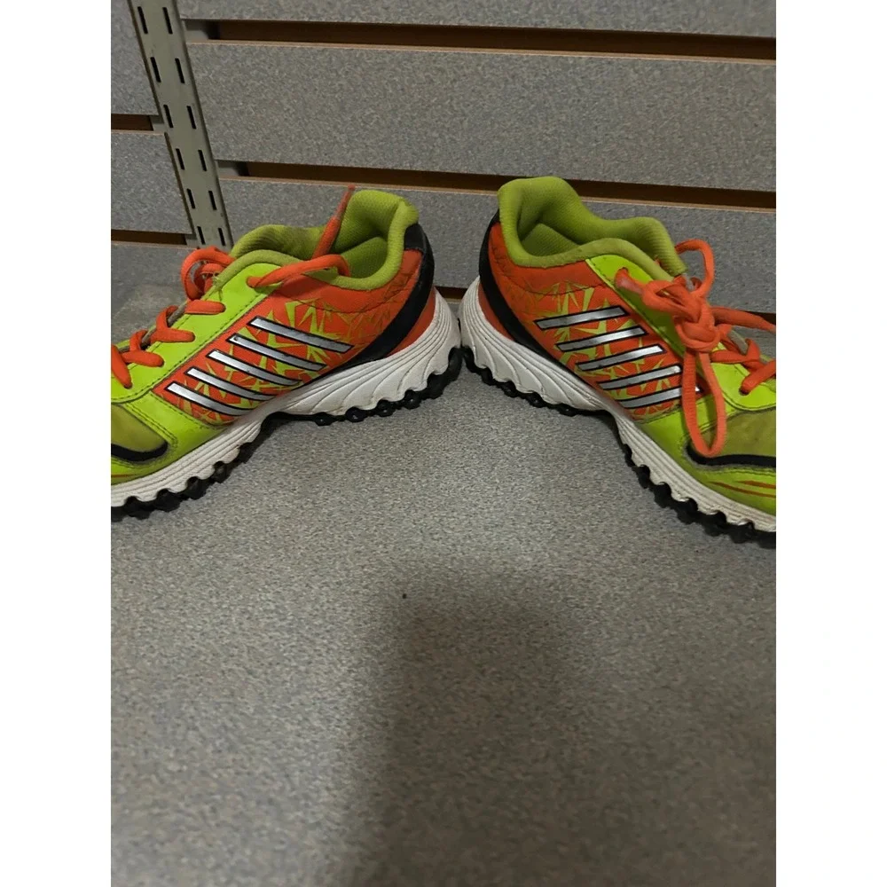 K-Swiss Varsity Kids Sneakers Neon Lime Green Orange 85041-328-M Size 5 Low Top‎